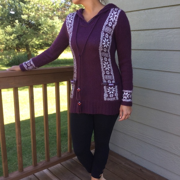 Anthropologie Lulumari Purple Sweater - Picture 2 of 8